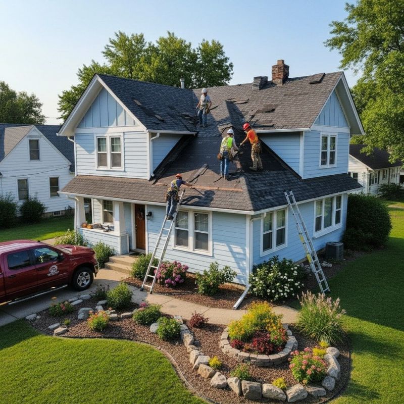 Damaged Roof Replacement in Providence, RI
